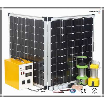 500W home solar power lighting system electrical appliances