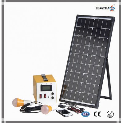 20W DC solar lighting kit with led bulb