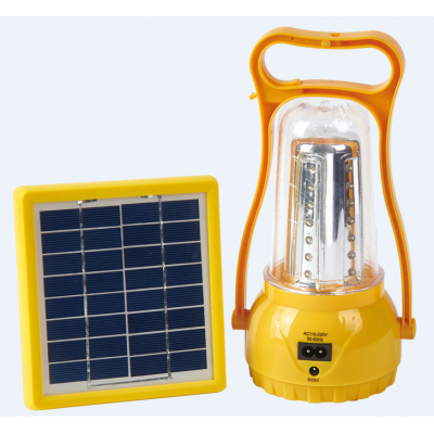 2w solar panel camping lantern light